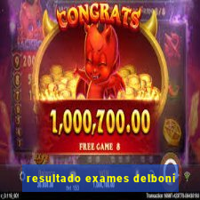 resultado exames delboni